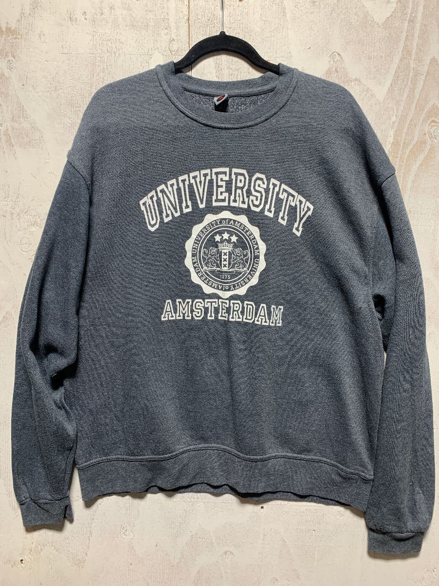 University Of Amsterdam Pullover Sweatshirt As-is | Boardwalk Vintage