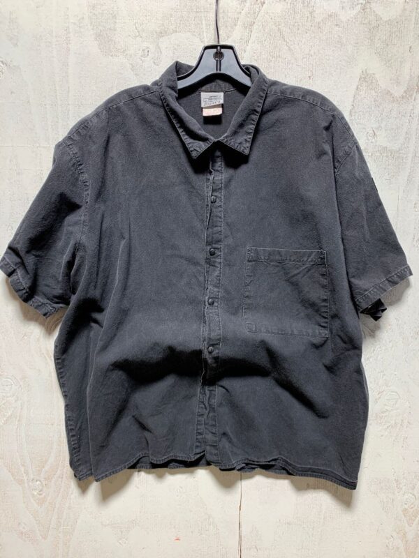 product details: JIMMY Z OVERSIZED FADED SS COLLARED BUTON-UP SHIRT photo