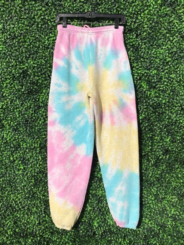product details: COTTON CANDY TIEDYE UNITED STATES AIR FORCE DRAWSTRING SWEATPANTS photo