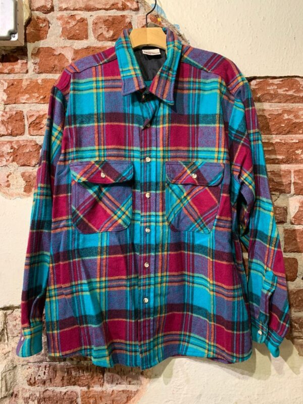 product details: CLASSIC HEAVY FLANNEL SHIRT BRIGHT COLORS photo