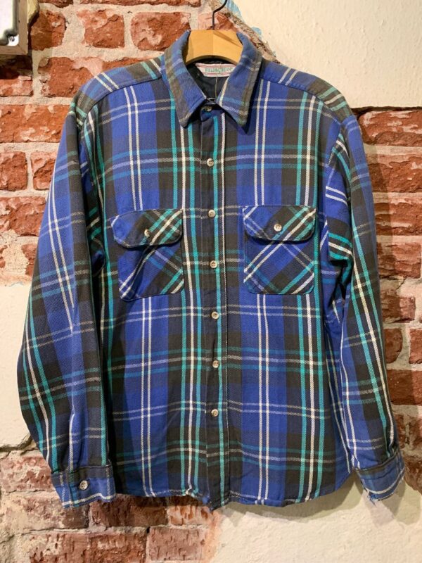 product details: CLASSIC HEAVY COTTON FLANNEL SHIRT FADED COLOR AS-IS photo