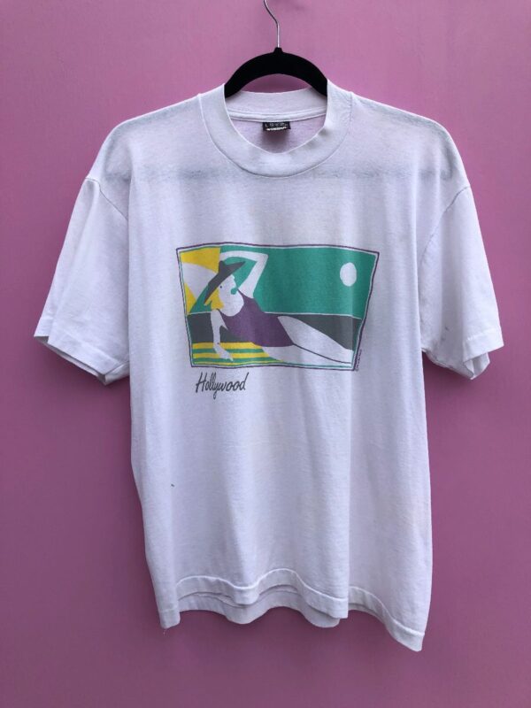 product details: 1980S HOLLYWOOD SUNBATHER GRAPHIC T-SHIRT photo