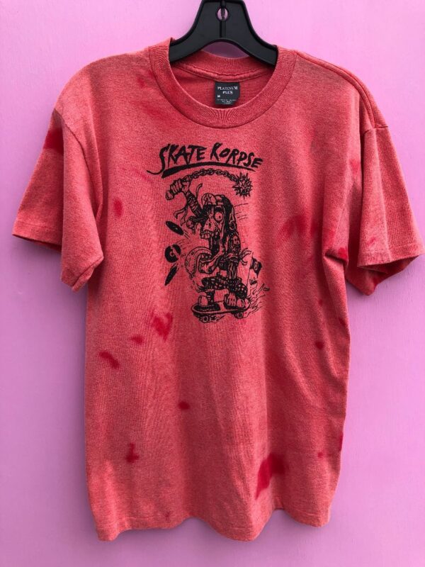 product details: SKATE KORPSE HAND-DYED GRAPHIC T-SHIRT photo