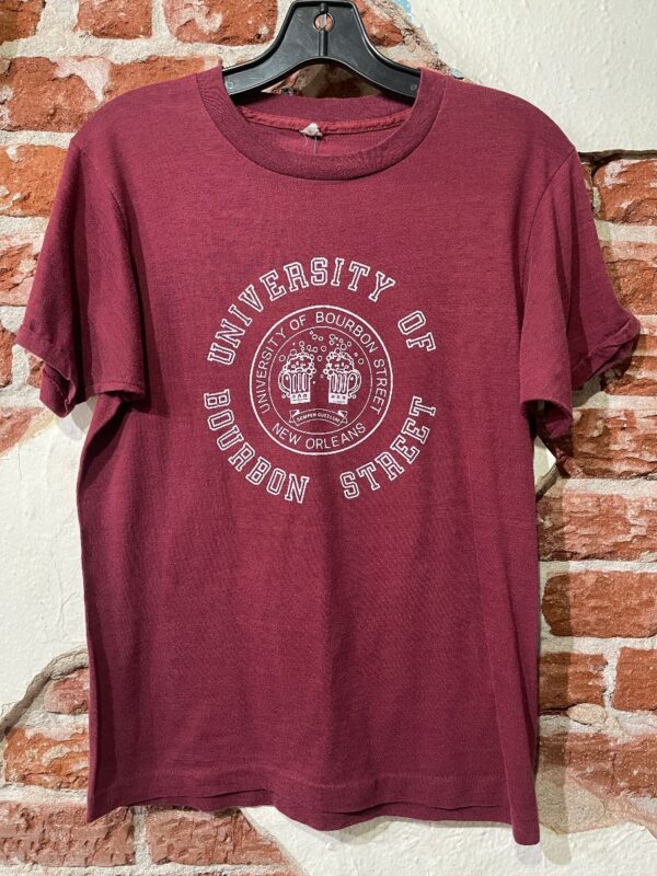 product details: UNIVERSITY OF BOURBON STREET NEW ORLEANS GRAPHIC T-SHIRT photo