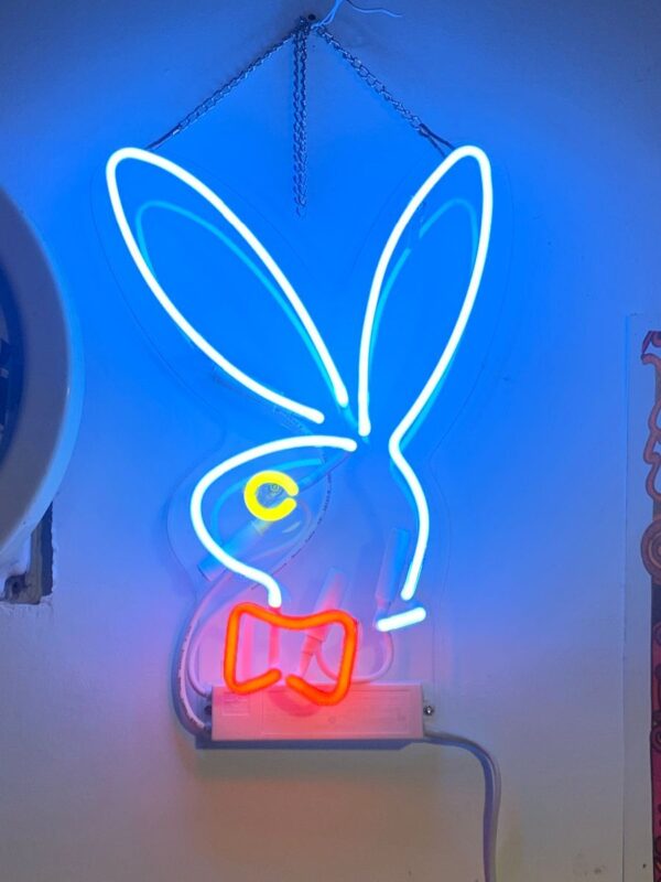 product details: CUSTOM MADE PLAYBOY BUNNY LOGO NEON SIGN photo
