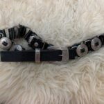 RAD LEATHER CHAIN LINK STAR CONCHO BELT