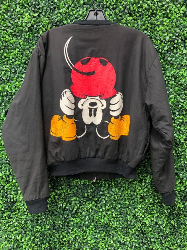 product details: SUPER CUTE PUFFY MICKEY BOTTOMS UP ZIPUP BOMBER JACKET photo