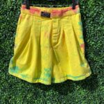 SHORTS TIE DYE TAPERED VELCRO FRONT