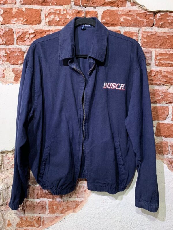 product details: BASIC ZIPUP JACKET EMBROIDERED BUSCH BEER photo