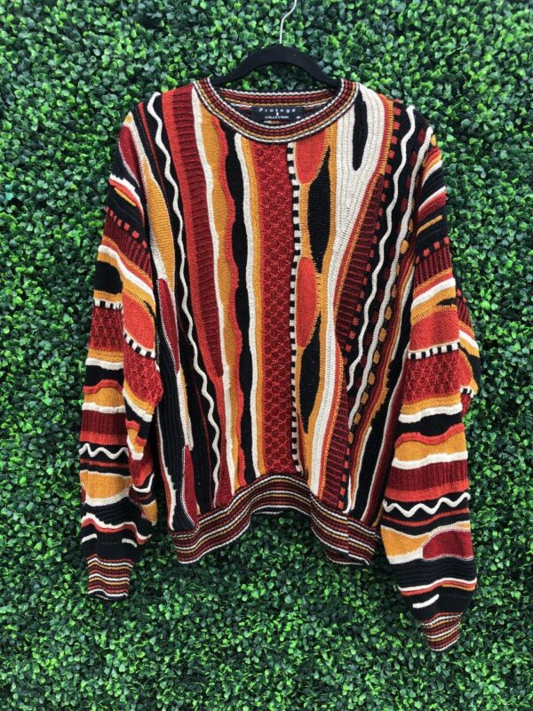 product details: 1990S COOGI INSPIRED 3-D KNIT PULLOVER COSBY SWEATER photo