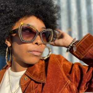 CELINE AMAZING CELINE OVERSIZED BUTTERFLY SUNGLASSES RHINESTONE EDGES - CUSTOM LENSES in BROWN HAVANA