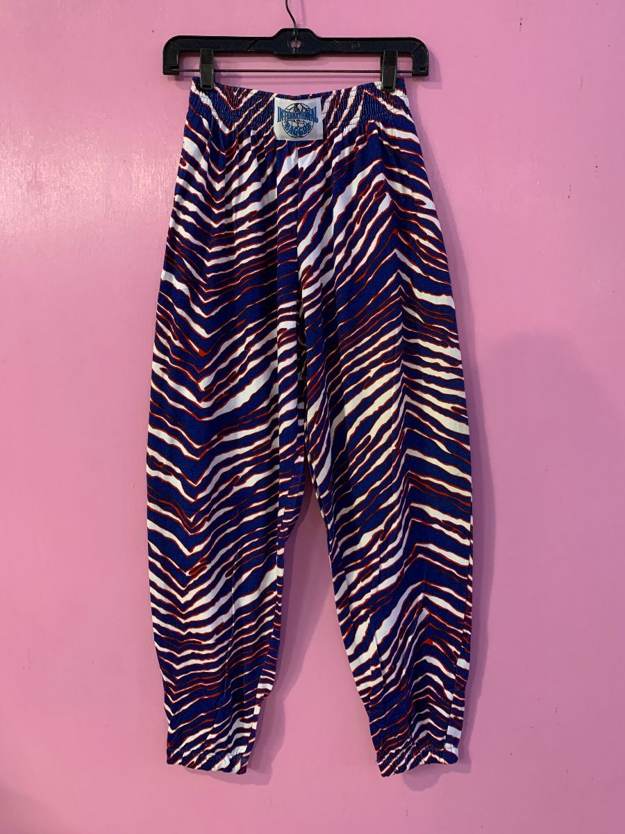 1980s Rad Zubaz Style Tiger Stripe Elastic Waist Cotton Pants ...