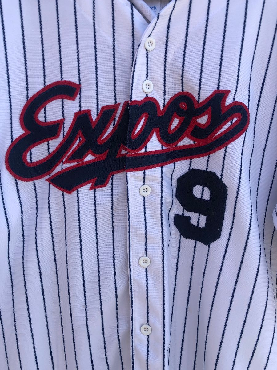 Montreal Expos Ornest #9 Pinstripe Baseball Jersey