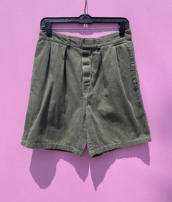 product details: 1980S DEADSTOCK JIMMY Z HIGH WAISTED VELCRO CLOSURE SHORTS photo