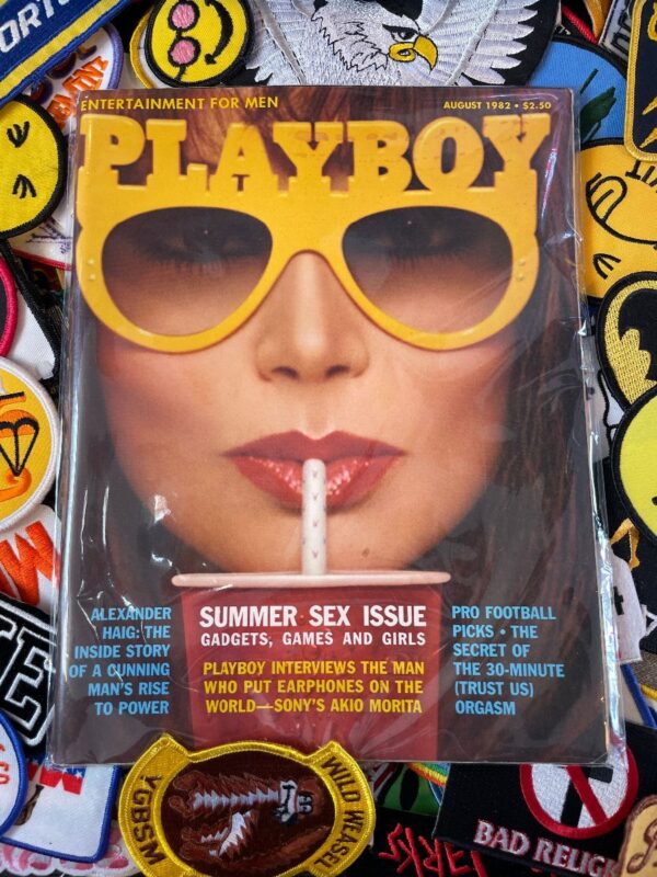 product details: PLAYBOY MAGAZINE | AUGUST 1982 | SUMMER SEX ISSUE | ALEXANDER HAIG | PRO FOOTBALL PICKS | AKIO MORITA photo