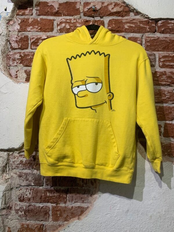 product details: KIDS BART SIMPSON HEAD HOODIE photo