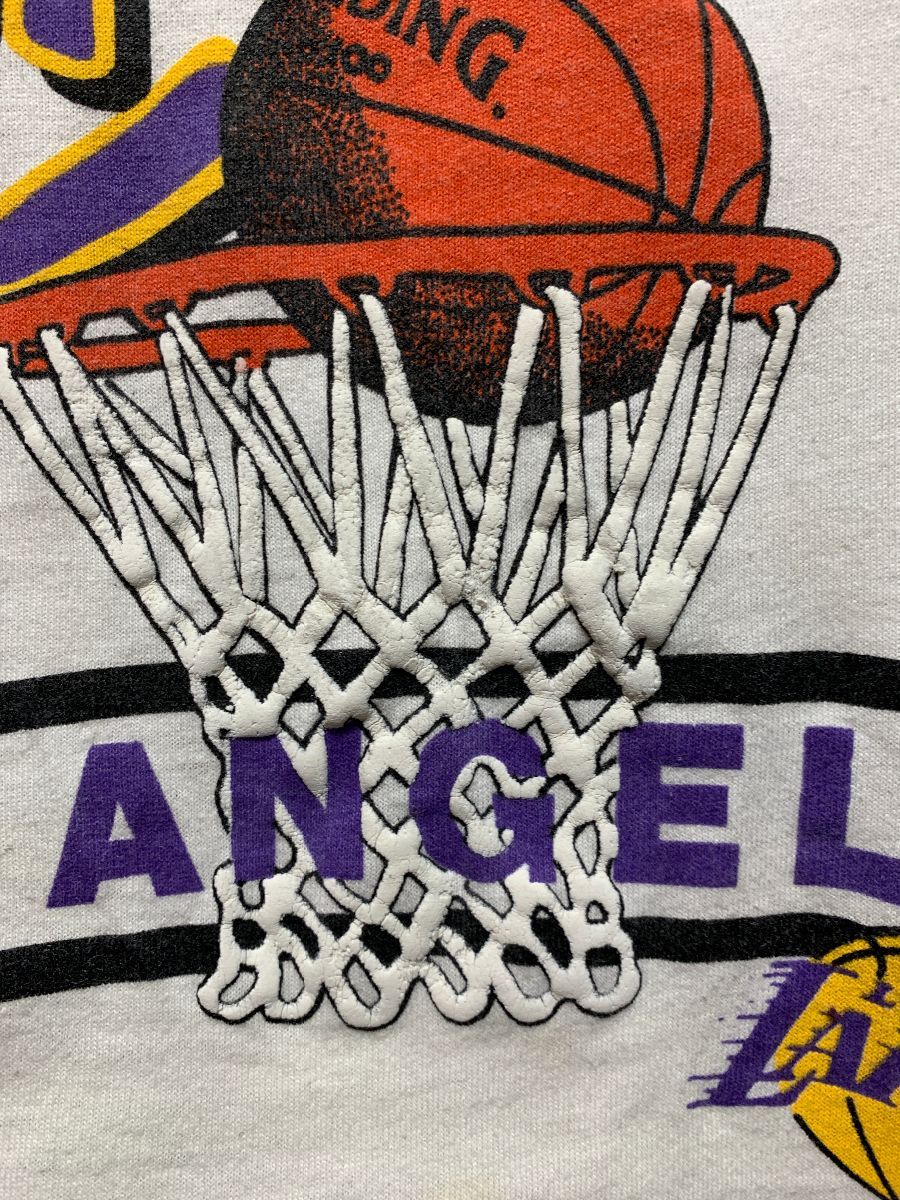 LA Lakers Hoop Vintage White Tee