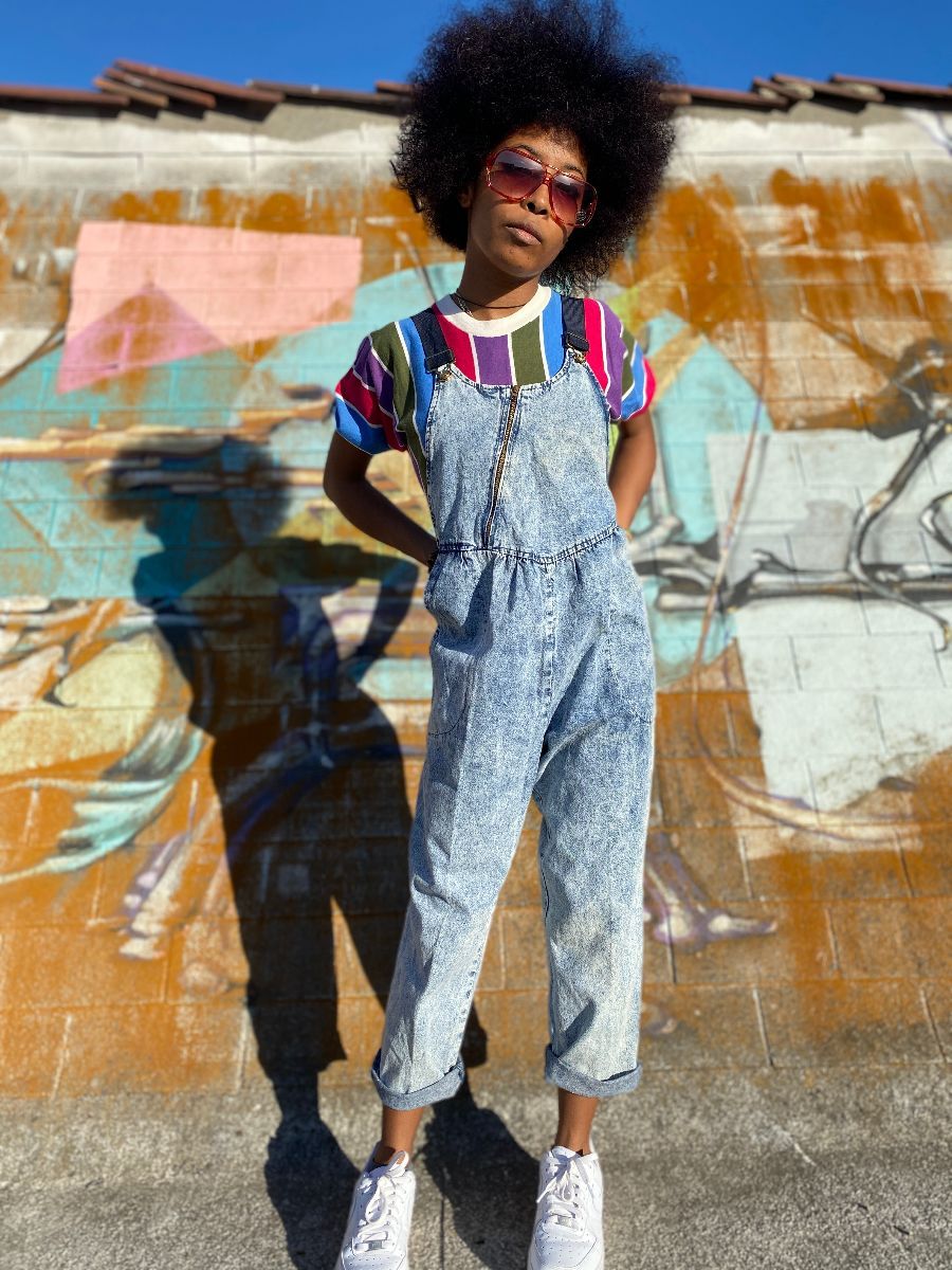 80s outfits hot sale overalls