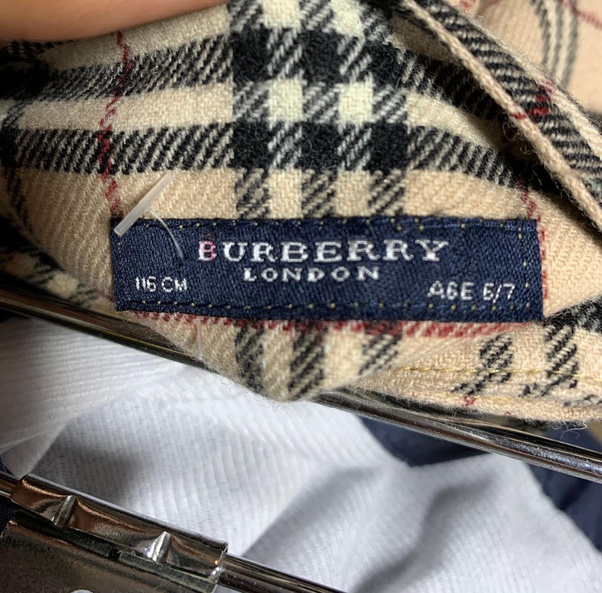 Children\\s Adorable Wool Burberry Plaid Skirt W/ Rayon Inner Lining ...