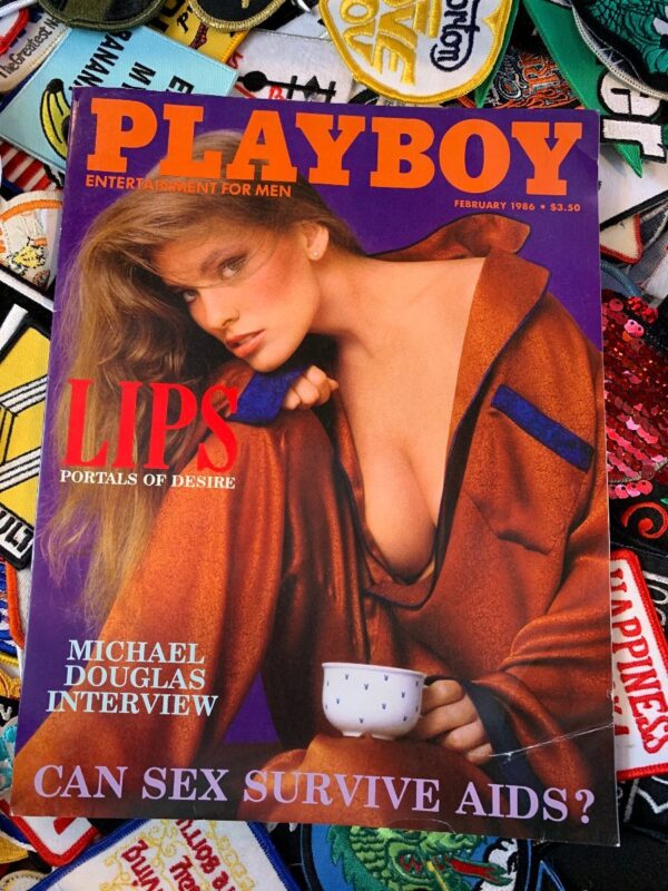 product details: PLAYBOY MAGAZINE | FEBRUARY 1986| MICHAEL DOUGLAS | PORTALS OF DESIRE photo