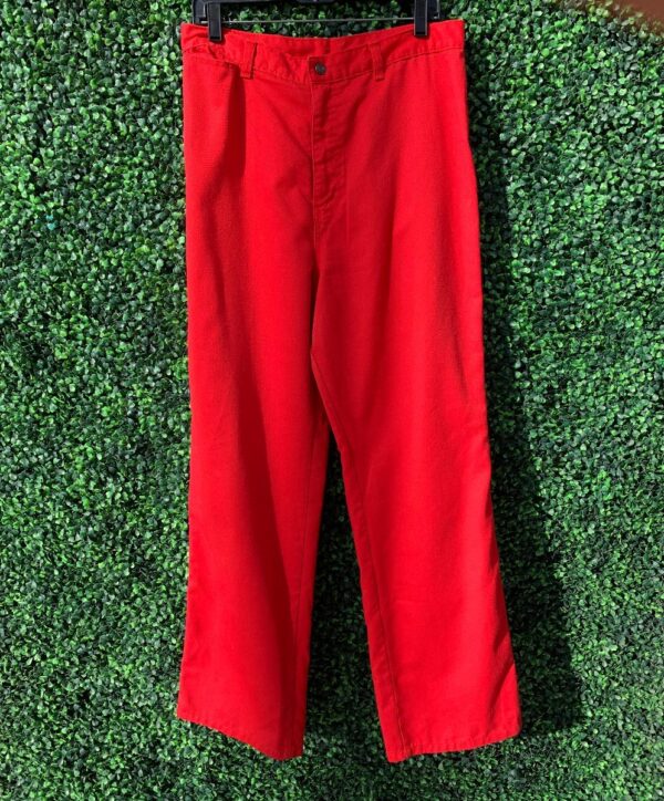 product details: THIN BRIGHT RED WOMENS PANTS photo