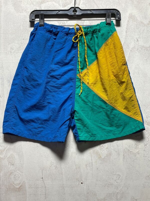 product details: RETRO COLORBLOCK SWIM SHORTS photo