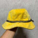 AS IS- VELOUR BOW BUCKET HAT