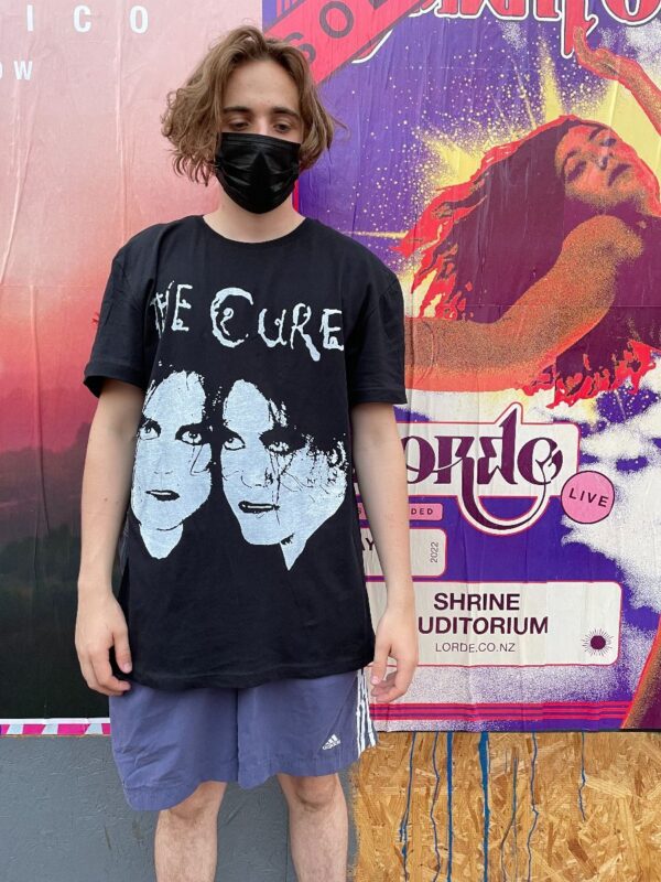 product details: THE CURE TWO FACE ROBERT SMITH BOYS DONT CRY GRAPHIC TSHIRT *LOCAL DESIGNER -4 photo