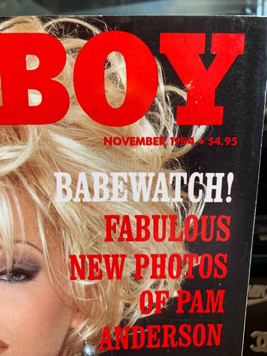 Playboy Magazine | November 1994 | Babewatch! Pam Anderson, Christian  Slater Interview, Elle Macpherson, Quentin Tarantino | Boardwalk Vintage