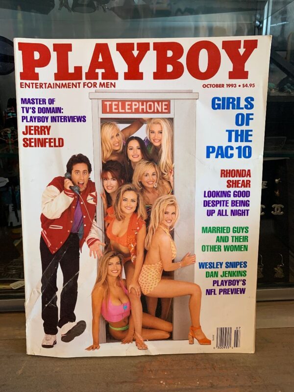 product details: AS-IS PLAYBOY MAGAZINE | JERRY SEINFELD, GIRLS OF THE PAC 10, WESLEY SNIPES photo