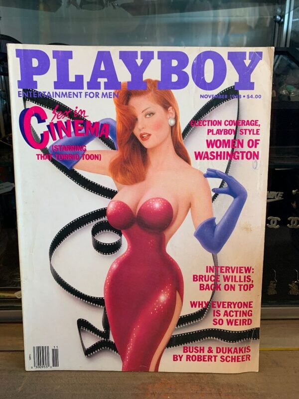 product details: PLAYBOY MAGAZINE | NOVEMBER 1988 | SEX IN CINEMA, WOMEN OF WASHINGTON, WHY IS EVERYBODY ACTING SO WEIRD, BUSH & DUKAKIS photo
