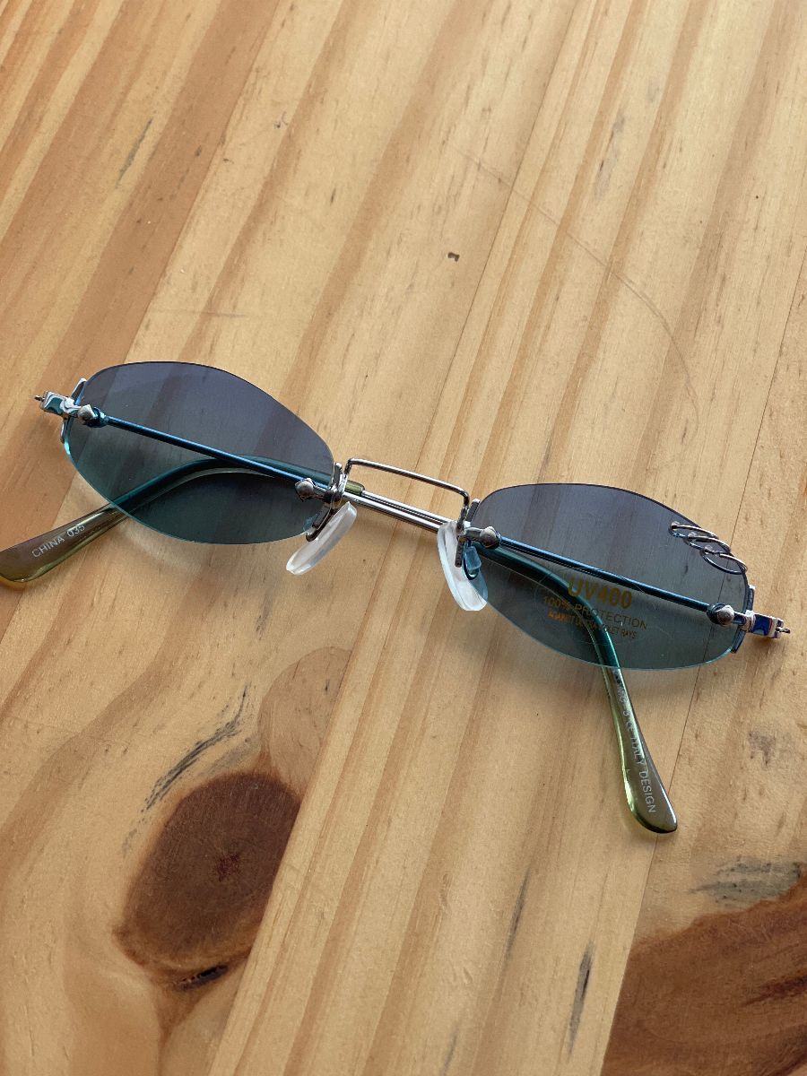 Amazon.com: Sopaila Mini Vintage Retro Extra Narrow Oval Round Skinny Cat  Eye Sun Glasses Clout Goggles,black : Clothing, Shoes & Jewelry