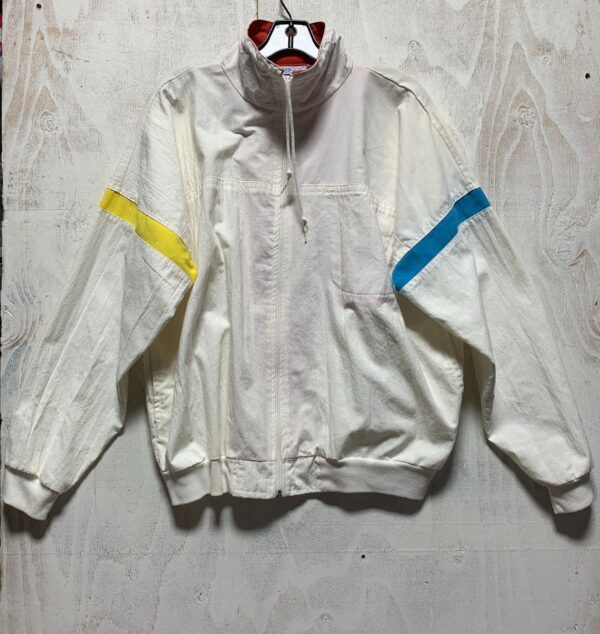 product details: PLAYFUL PRIMARY COLOR BLOCK ZIPUP LIGHTWEIGHT JACKET AS-IS photo