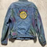 LEE HARD ROCK CAFE SAVE THE PLANET EMBROIDERED COLORED DENIM. BUTTON UP AS-IS