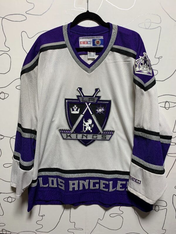 product details: NHL LOS ANGELES KINGS EMBROIDERED HOCKEY JERSEY photo