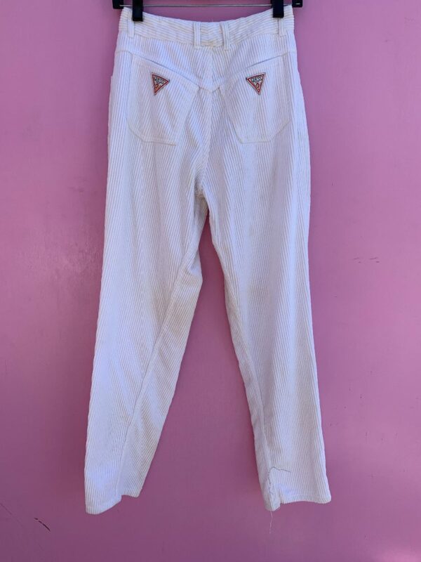 product details: AS IS SUPER ADORABLE GEORGES MARCIANO GUESS STRAIGHT LEG CORDUROY PANTS photo