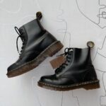 CLASSIC LEATHER LACE UP HERITAGE FIT COMBAT BOOTS MADE IN ENGLAND