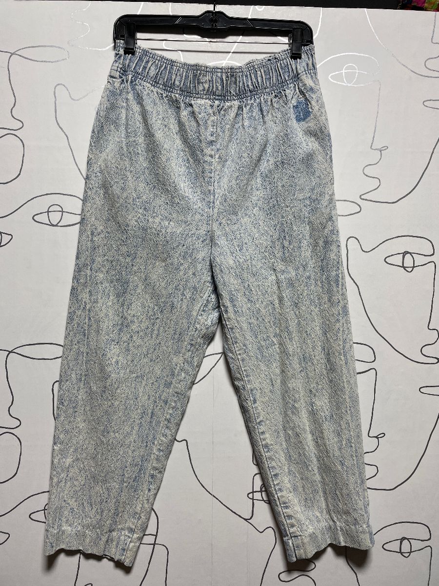 1980s Acid Wash Elastic Waist Joggers Pants | Boardwalk Vintage