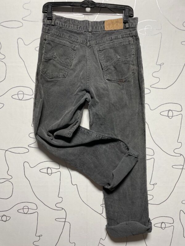 product details: AS IS 1990S DISTRESSED FLARED CORDUROY PANTS photo