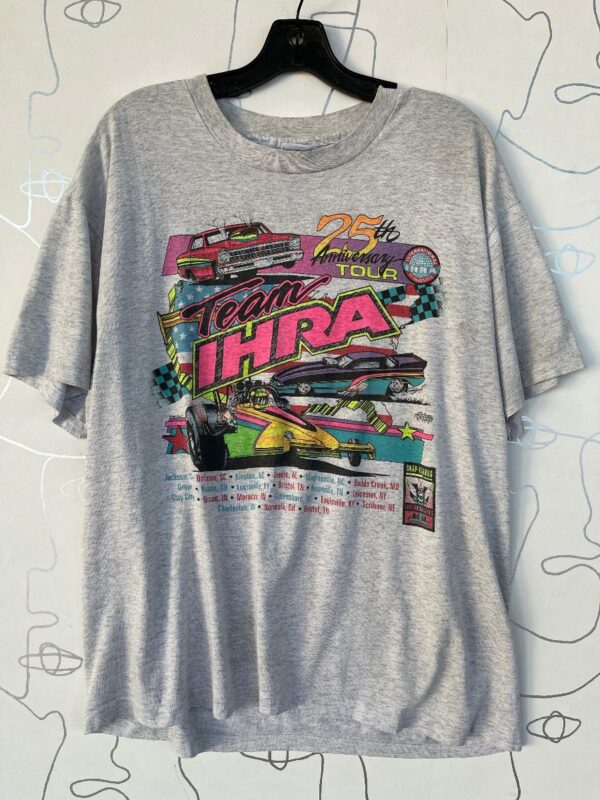 product details: AS IS - 1995 TEAM IHRA 25TH ANNIVERSARY TOUR T-SHIRT photo