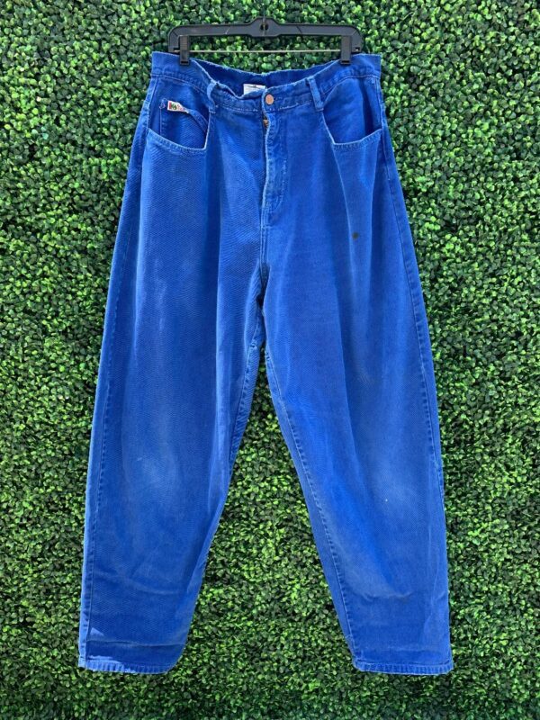 product details: AS-IS SUPER DOPE 1990S VINTAGE CROSS COLOURS BAGGY FIT COLORED JEANS photo