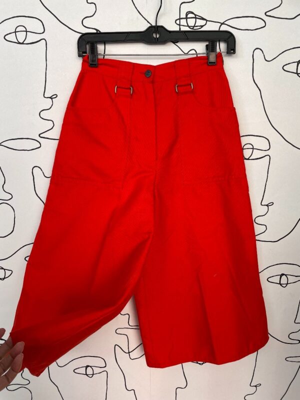 product details: EXTRA LONG GAUCHO CULOTTES WITH BUCKLE DETAILS photo