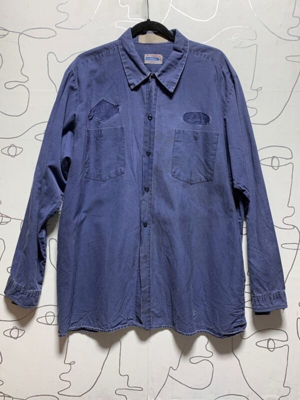 product details: VINTAGE DISTRESSED & TATTERED WORK SHIRT photo