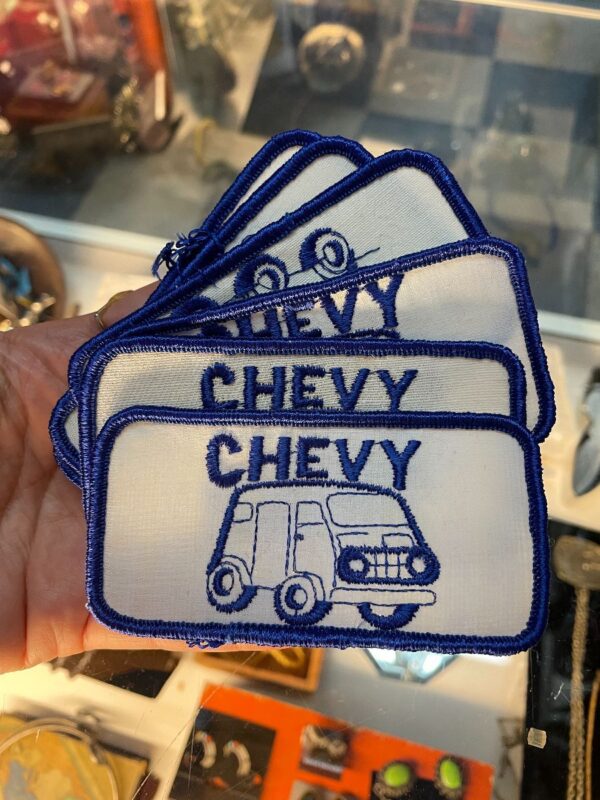 product details: RETRO 1970S CHEVY VAN PATCH MARROW BORDER MESH BACKING photo