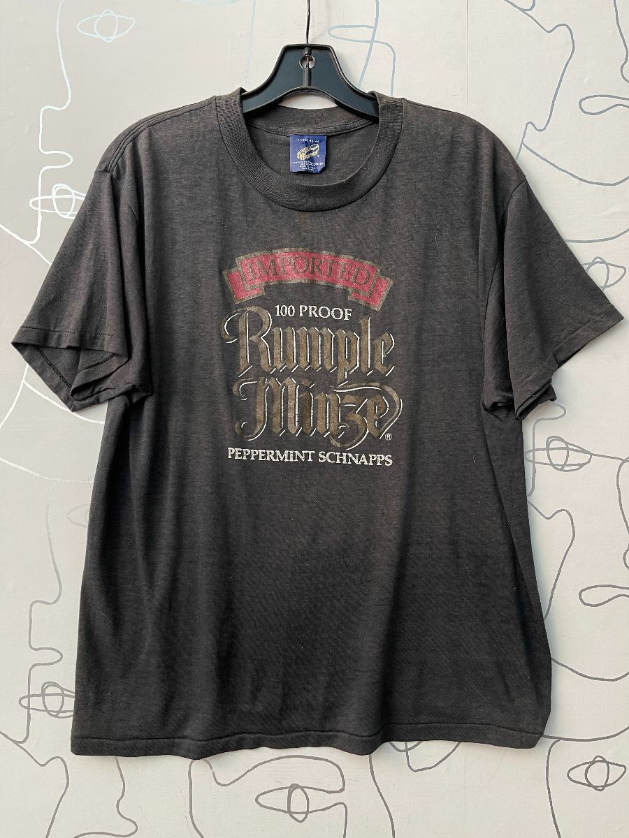 Rumple Minze Peppermint Schnapps Paper Thin Graphic T-shirt | Boardwalk ...