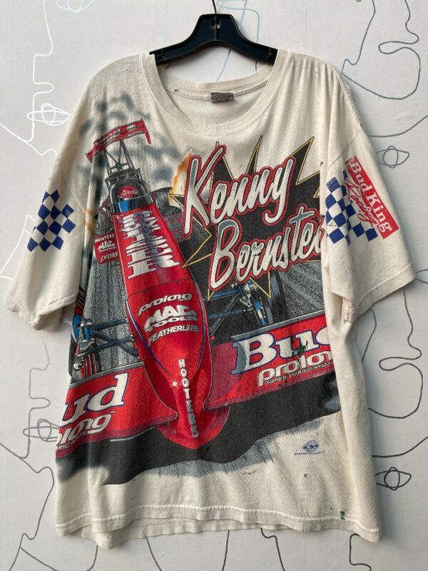 product details: AS IS - 1997 KENNY BERNSTEIN BUD KING RACING GRAPHIC T-SHIRT photo