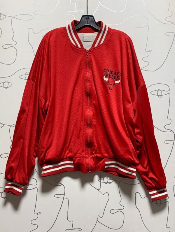 product details: SUPER COOL CHICAGO BULLS ZIP UP JERSEY STYLE JACKET photo
