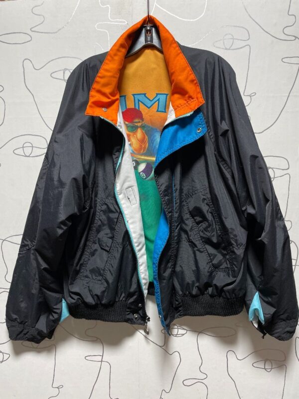product details: CAMEL WINDBREAKER JACKET WITH JOE CAMEL PLAYING POOL INSIDE GRAPHIC photo