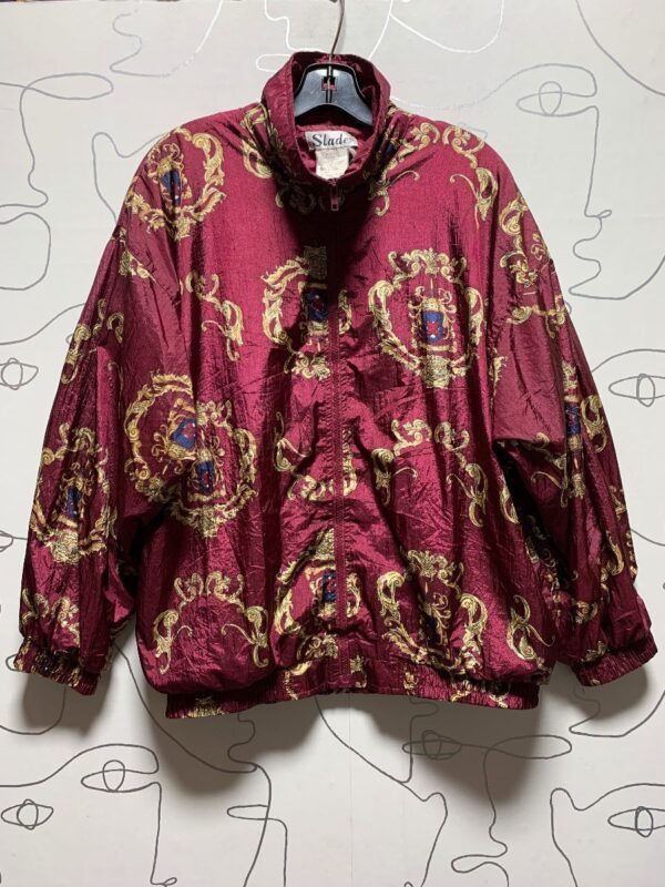 product details: ORNATE BAROQUE STYLE PRINT WINDBREAKER photo