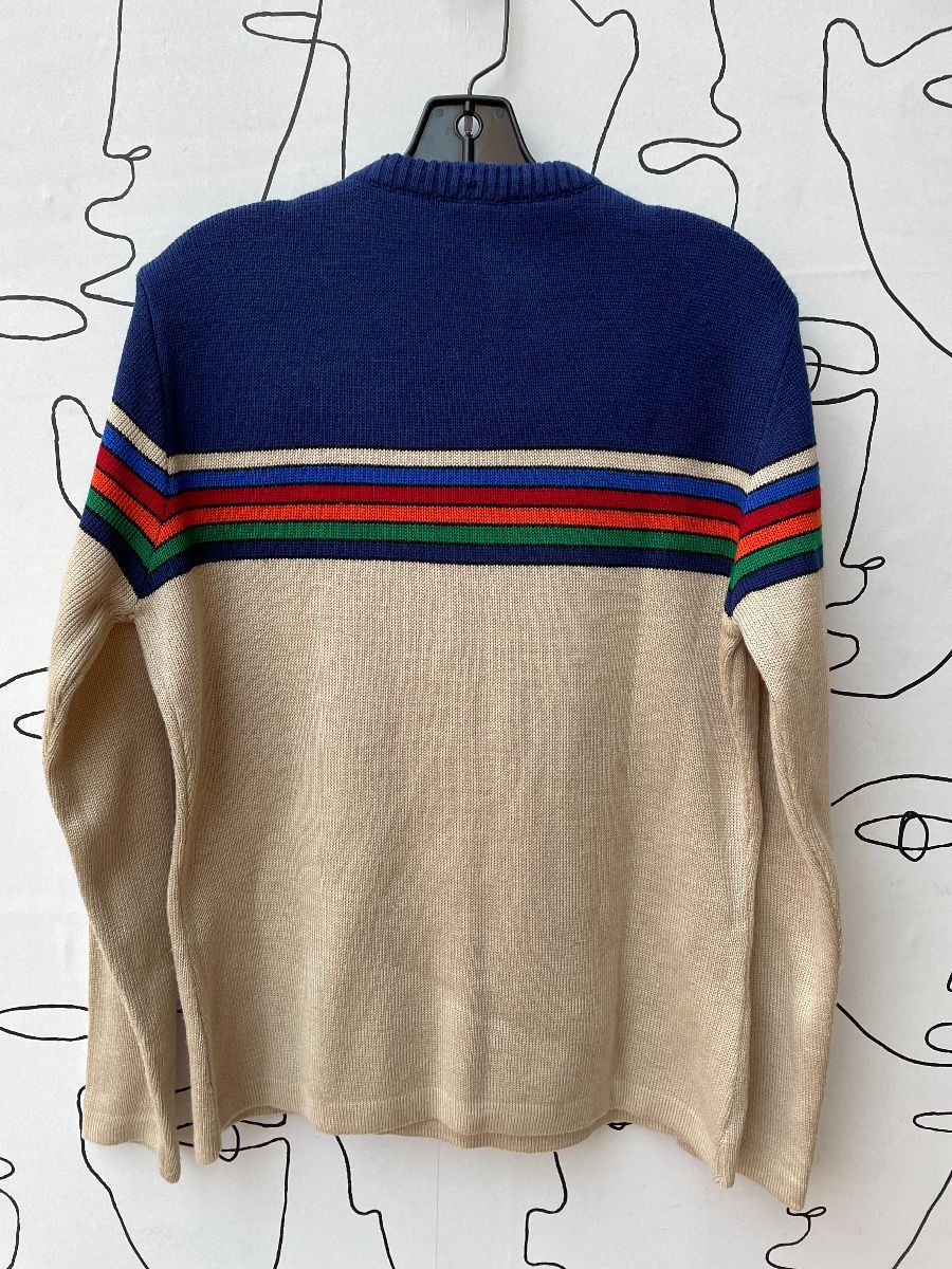 Rad Striped Ocean Pacific Knit Ski Sweater | Boardwalk Vintage
